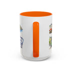 Helsinki Illustrated Travel Mug | City Souvenir Accent Coffee Mug | 11oz 15oz Ceramic Cup