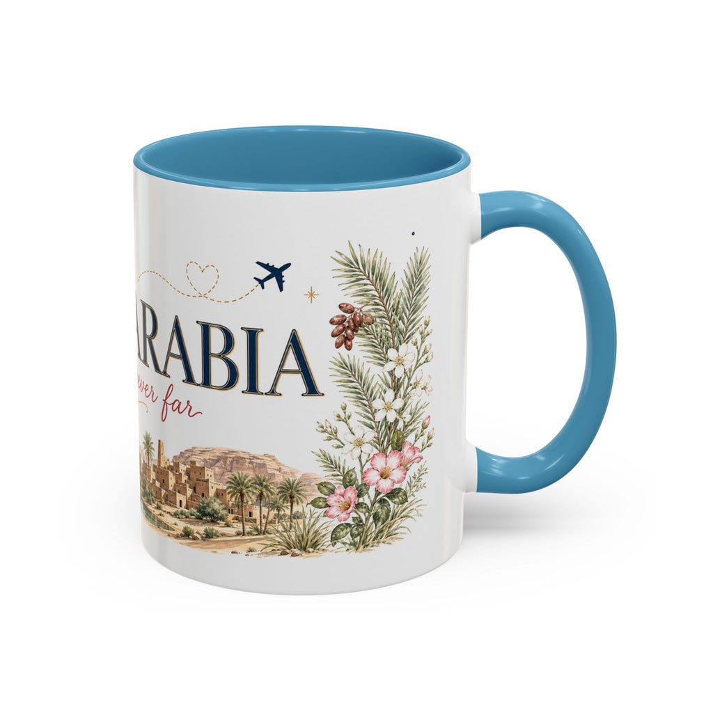 Saudi Arabia Home Country Mug | Moving Away Gift | Long Distance Friendship | 11 oz 15 oz Accent Mug