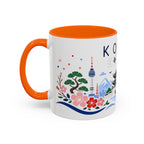 South Korea Coffee Mug | Travel Souvenir Accent Mug | Country Gift Ceramic Cup 11oz 15oz