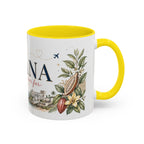 Ghana Home Country Mug | Moving Away Gift | Long Distance Friendship | 11 oz 15 oz Accent Mug
