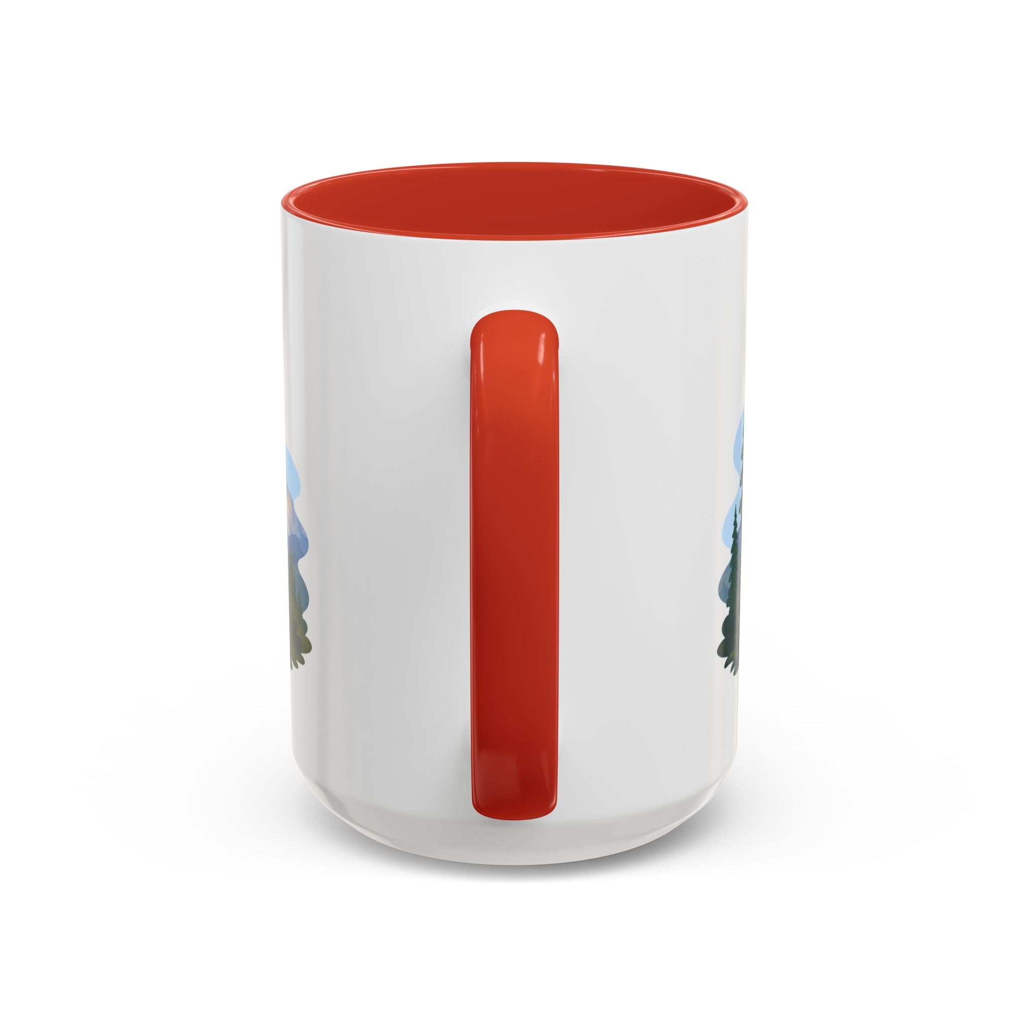 Sequoia National Park Coffee Mug | Solid Color Block Park Souvenir | 11oz 15oz Accent Mug