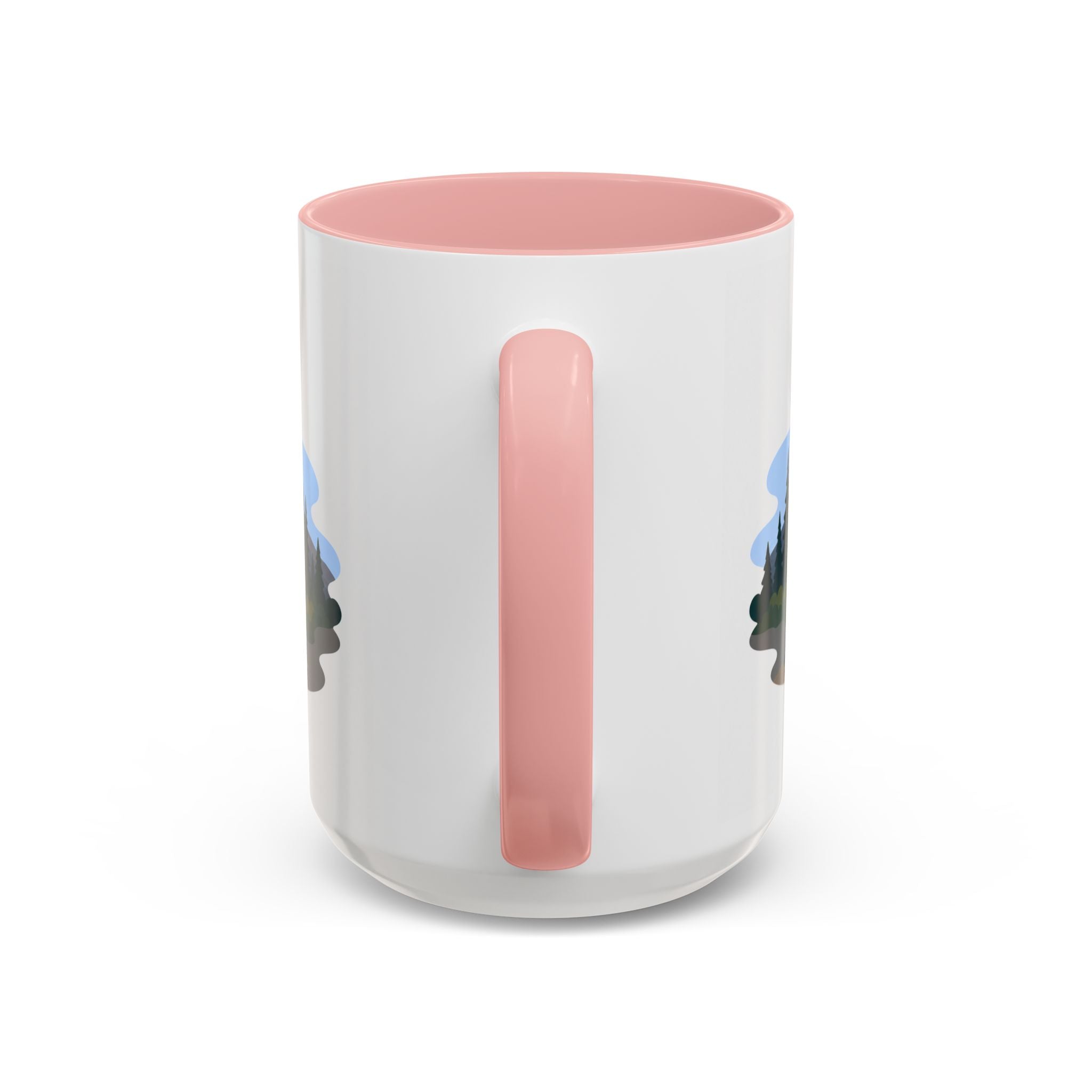 Lassen Volcanic National Park Coffee Mug | Solid Color Block Park Souvenir | 11oz 15oz Accent Mug