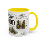 Redwood National Park Coffee Mug | California Coastal Forest Hiking Gift | Accent Color Ceramic 11oz 15oz