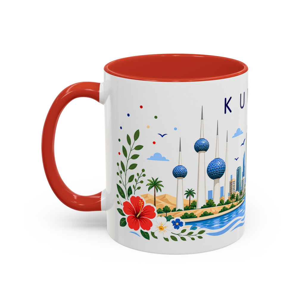 Kuwait Coffee Mug | Travel Souvenir Accent Mug | Place Gift Ceramic Cup 11oz 15oz