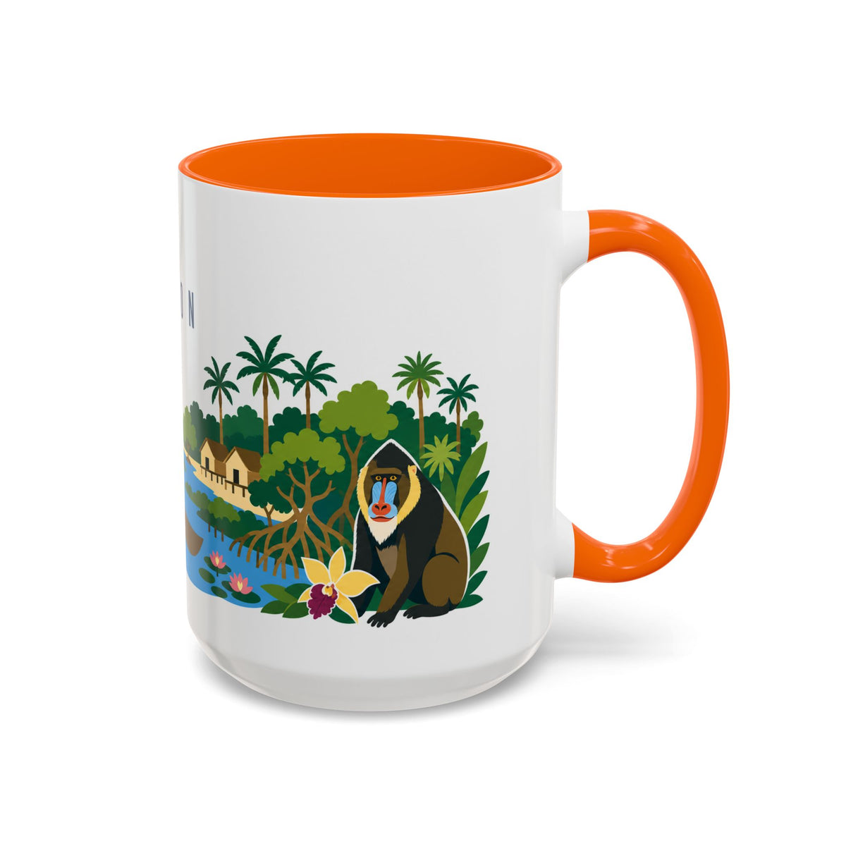 Gabon Coffee Mug | Travel Souvenir Accent Mug | Country Gift Ceramic Cup 11oz 15oz