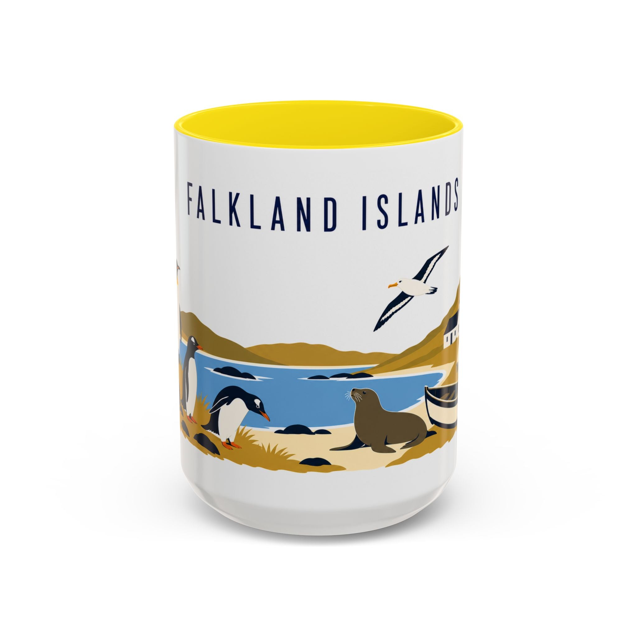Falkland Islands Coffee Mug | Travel Souvenir Accent Mug | Country Gift Ceramic Cup 11oz 15oz