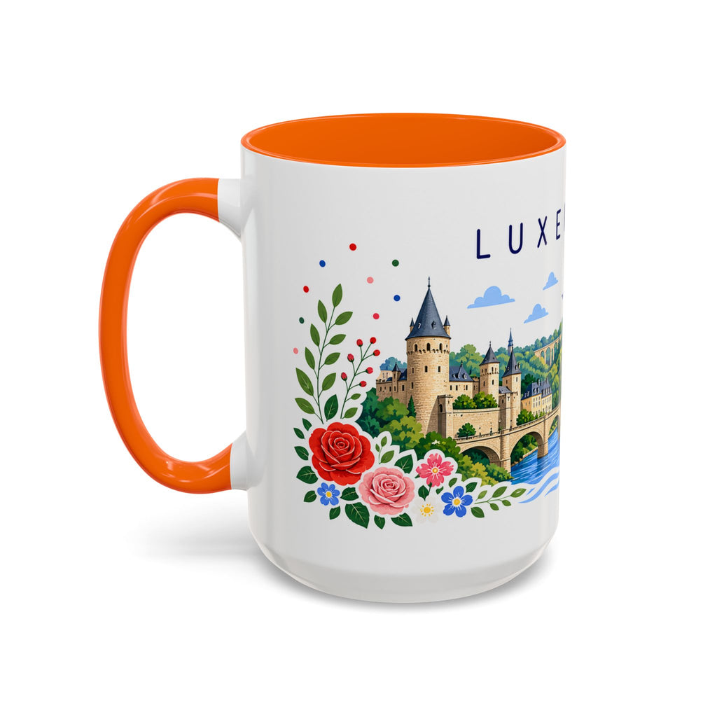Luxembourg Coffee Mug | Travel Souvenir Accent Mug | Place Gift Ceramic Cup 11oz 15oz