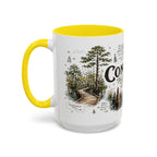 Congaree National Park Coffee Mug | South Carolina Forest Floodplain Gift | Accent Color Ceramic 11oz 15oz