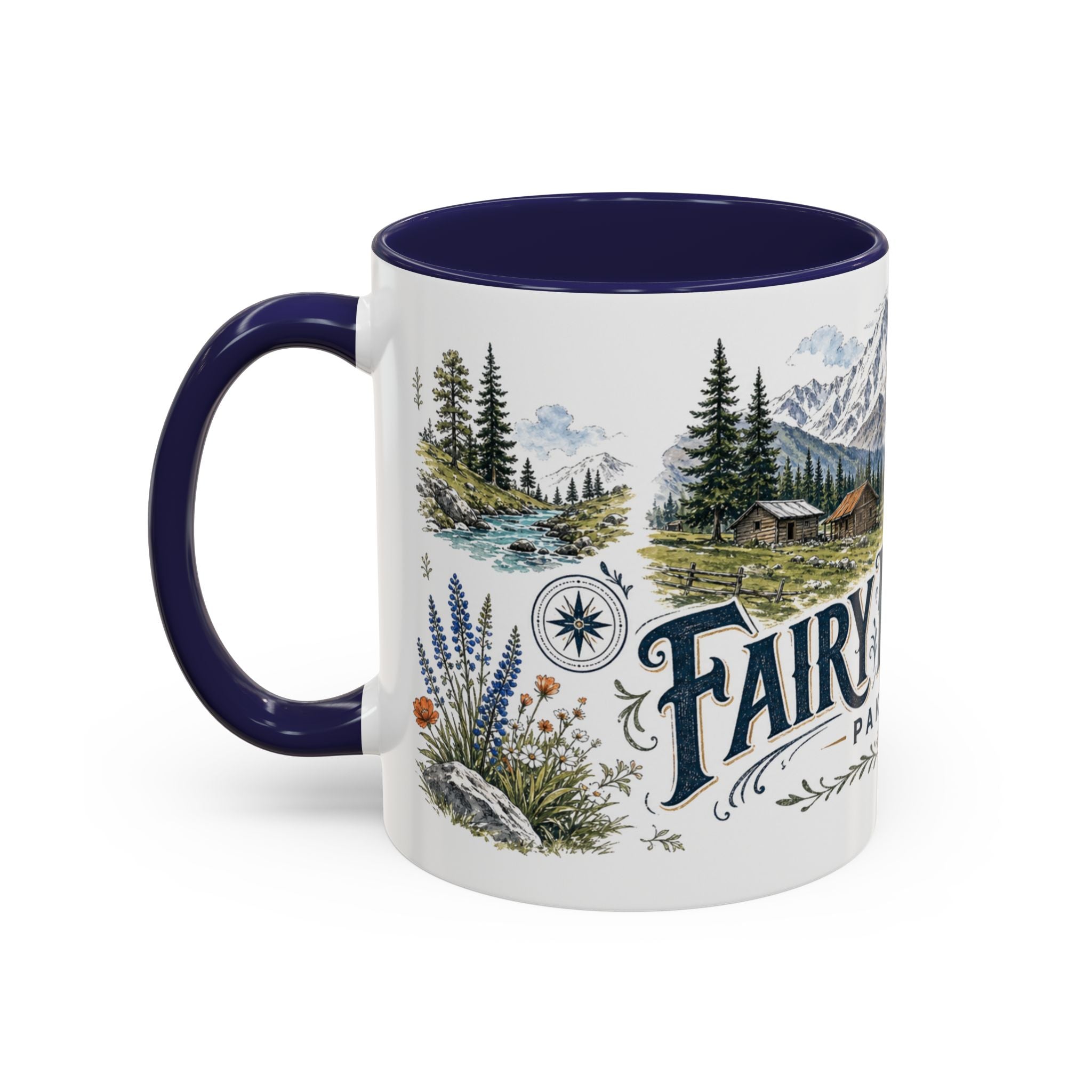 Fairy Meadows Mug, Pakistan Travel Souvenir, Bucket List Gift, Accent Ceramic Coffee Mug 11oz 15oz
