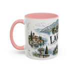 Lake Como Mug, Italy Travel Souvenir, Bucket List Gift, Accent Ceramic Coffee Mug 11oz 15oz