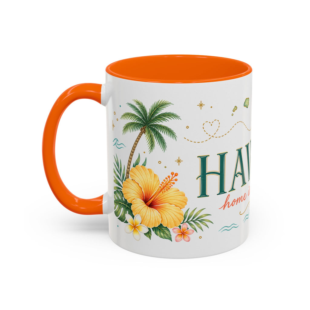 Hawaii State Map Mug | Moving Away Gift | Long Distance Friendship Coffee Cup