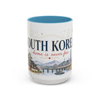 South Korea Home Country Mug | Moving Away Gift | Long Distance Friendship | 11 oz 15 oz Accent Mug