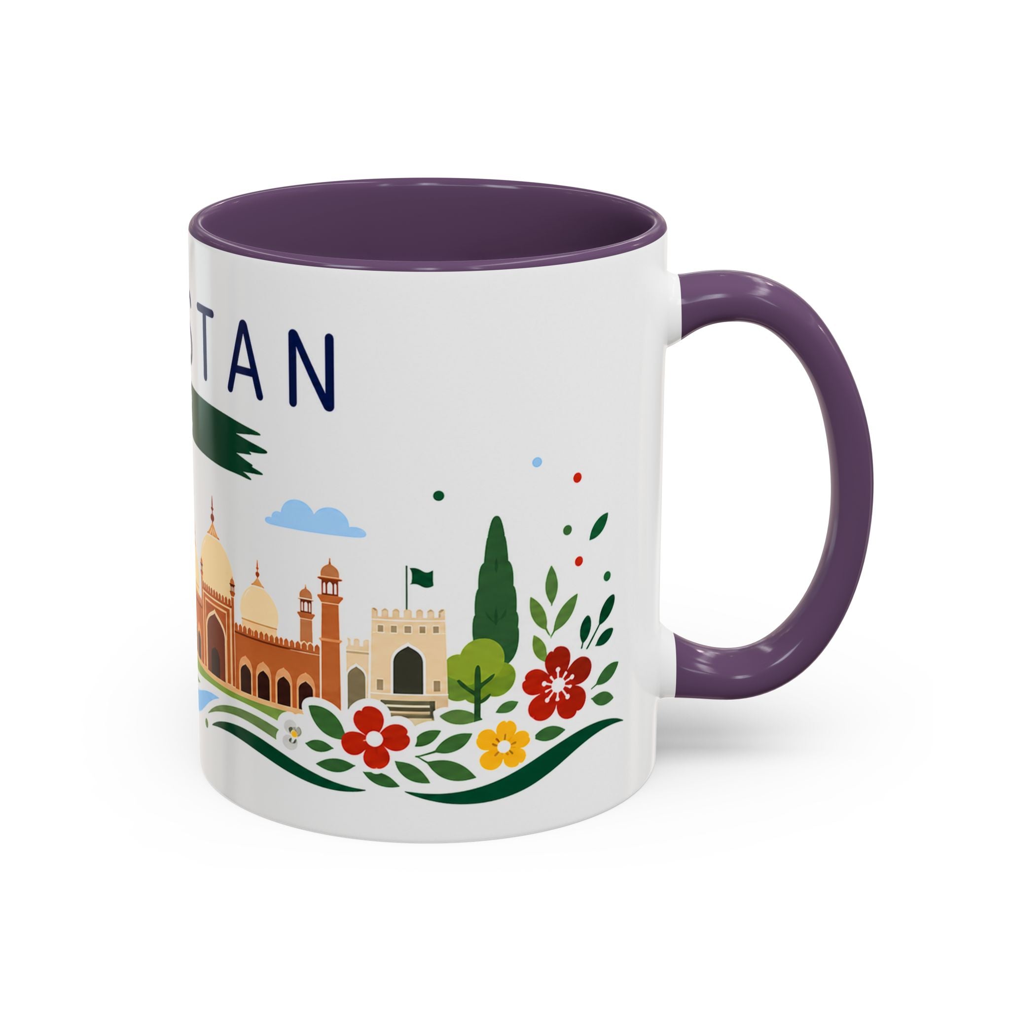 Pakistan Coffee Mug | Travel Souvenir Accent Mug | Country Gift Ceramic Cup 11oz 15oz