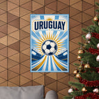 Uruguay Soccer Fan Art Poster | Matte Vertical Poster | World Cup 2026 Wall Decor