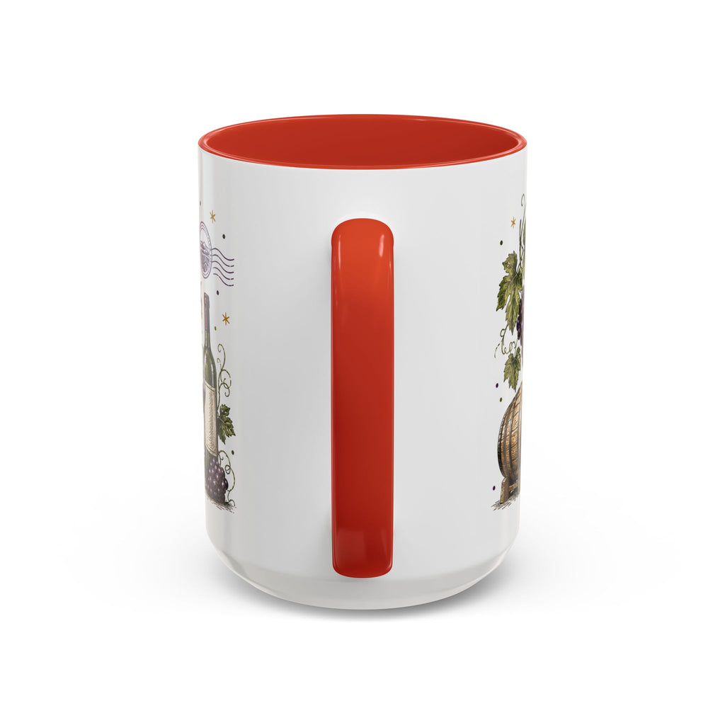 Cape Winelands Coffee Mug | Travel Destination Souvenir Gift | Accent Color Ceramic 11oz 15oz