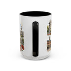 Madrid Coffee Mug | Spain Travel Souvenir | Vintage Illustrated City Gift | 11 oz 15 oz Accent Mug