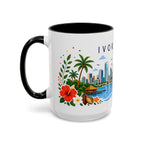 Ivory Coast Coffee Mug | Travel Souvenir Accent Mug | Place Gift Ceramic Cup 11oz 15oz