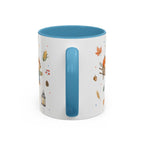 Thanksgiving Mug | Country Harvest Watercolor Gift | Pumpkin Scarecrow Accent Cup 11oz 15oz