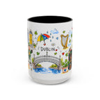 Dublin Travel Mug | European City Souvenir Accent Coffee Mug | 11oz 15oz Ceramic Cup