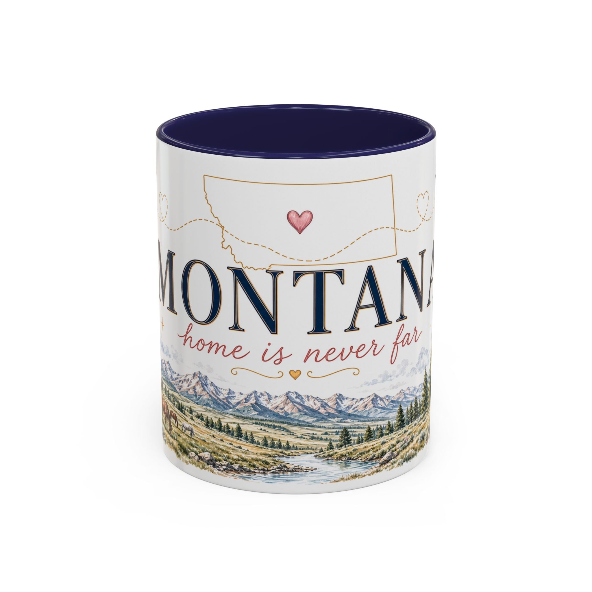 Montana Home State Mug | Moving Away, Long Distance Friendship Gift (11oz 15oz)