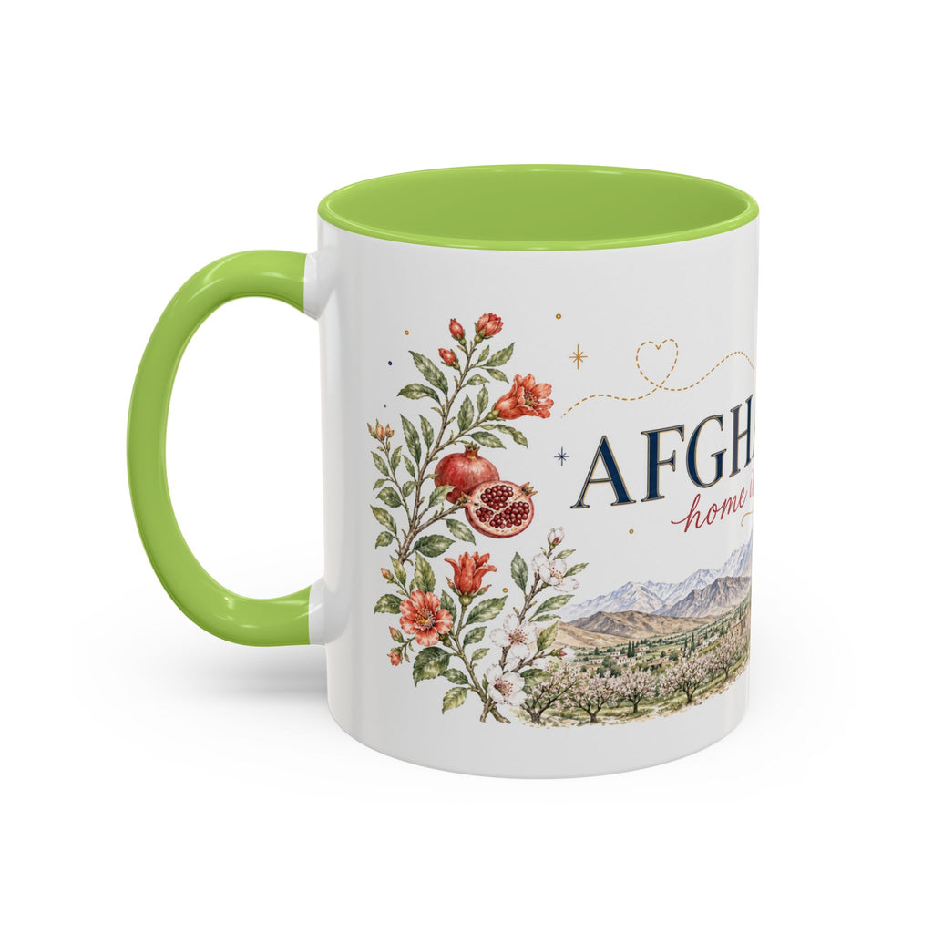Afghanistan Home Country Mug | Moving Away Gift | Long Distance Friendship | 11 oz 15 oz Accent Mug