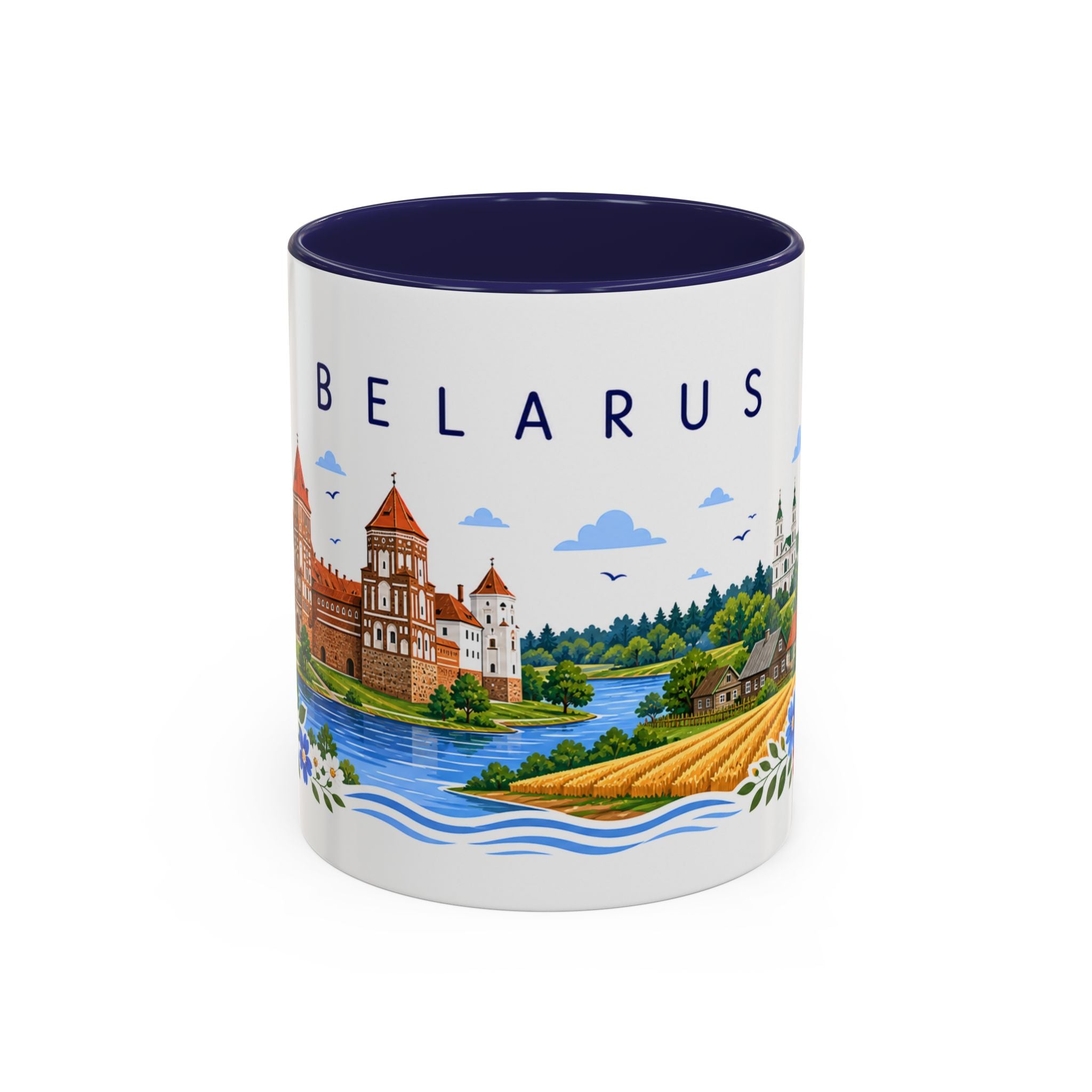 Belarus Coffee Mug | Travel Souvenir Accent Mug | Place Gift Ceramic Cup 11oz 15oz