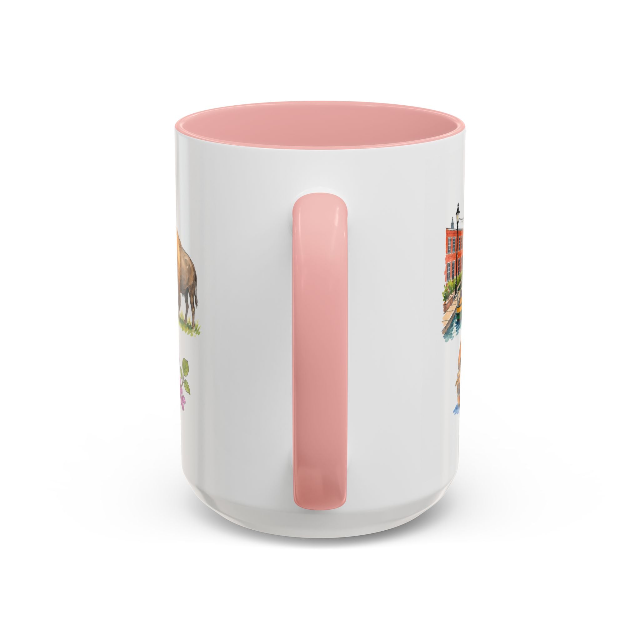 Oklahoma City Illustrated Travel Mug | City Souvenir Accent Coffee Mug | 11oz 15oz Ceramic Cup