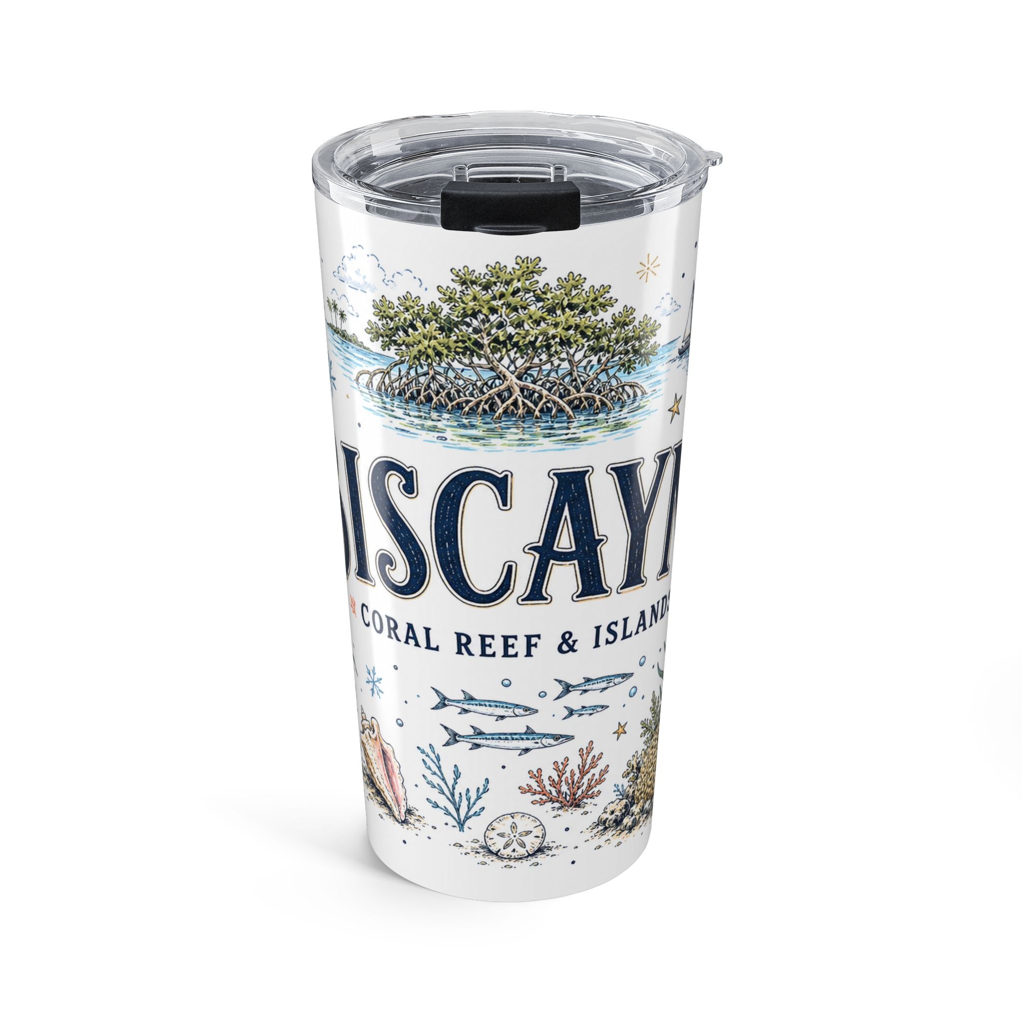 Biscayne National Park 20oz Tumbler | Florida Coral Reef Marine Gift | Insulated Stainless Steel Travel Cup