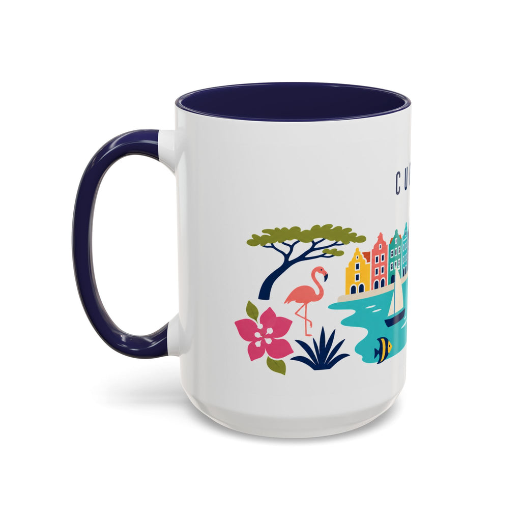 Curaçao Coffee Mug | Travel Souvenir Accent Mug | Country Gift Ceramic Cup 11oz 15oz