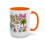 Antalya Travel Mug | European City Souvenir Accent Coffee Mug | 11oz 15oz Ceramic Cup