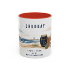 Uruguay World Champions Mug | Two Time Soccer Champion Gift | Uruguayan Football Fan Cup | 1930 1950 | 11oz 15oz Accent Mug