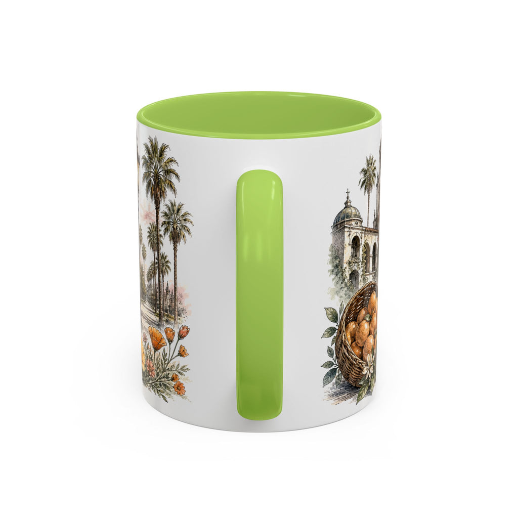 Riverside Coffee Mug | United States Travel Souvenir | Vintage Illustrated City Gift | 11 oz 15 oz Accent Mug