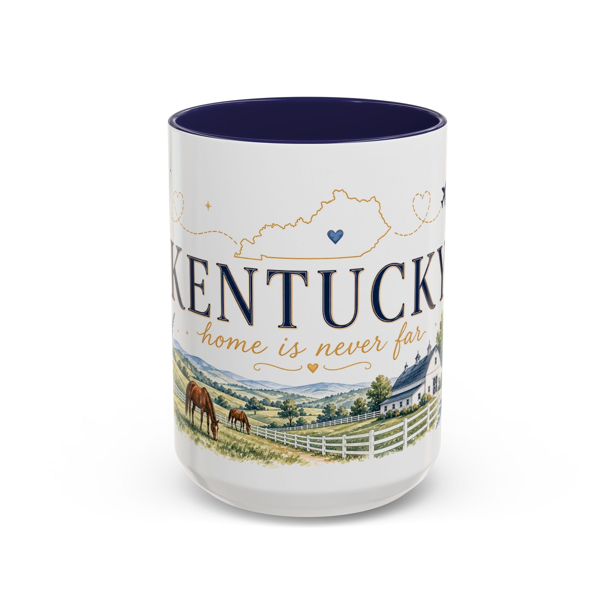 Kentucky Home State Mug | Moving Away Gift | Long Distance Friendship Coffee Cup | 11oz 15oz Accent Mug