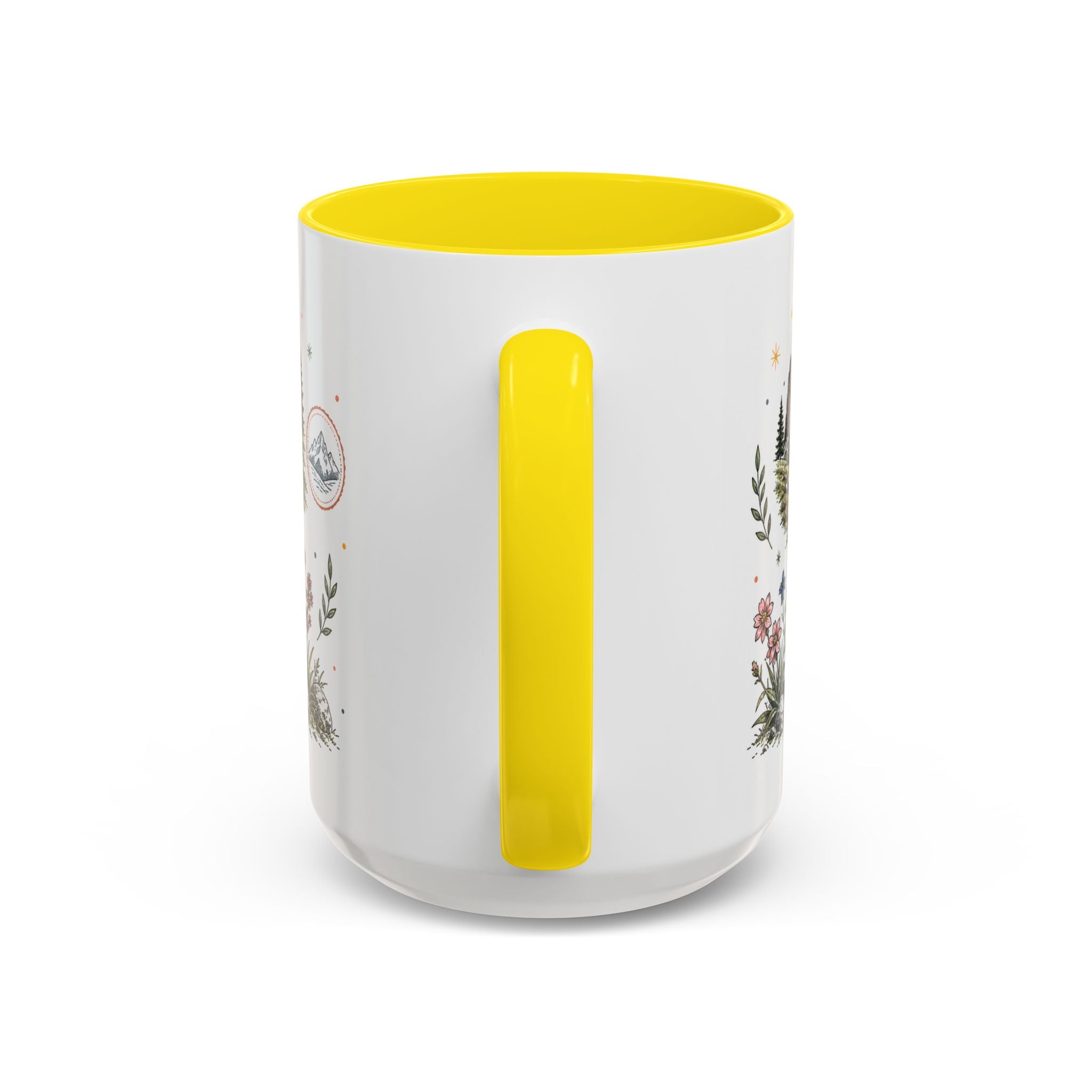 Dolomites Coffee Mug | Travel Destination Souvenir Gift | Accent Color Ceramic 11oz 15oz