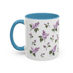 New Hampshire Purple Lilac Mug, State Flower Floral Coffee Cup, 11oz Botanical Gift