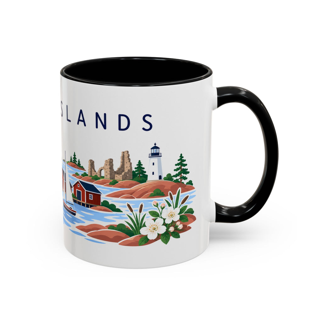 Åland Islands Coffee Mug | Travel Souvenir Accent Mug | Country Gift Ceramic Cup 11oz 15oz