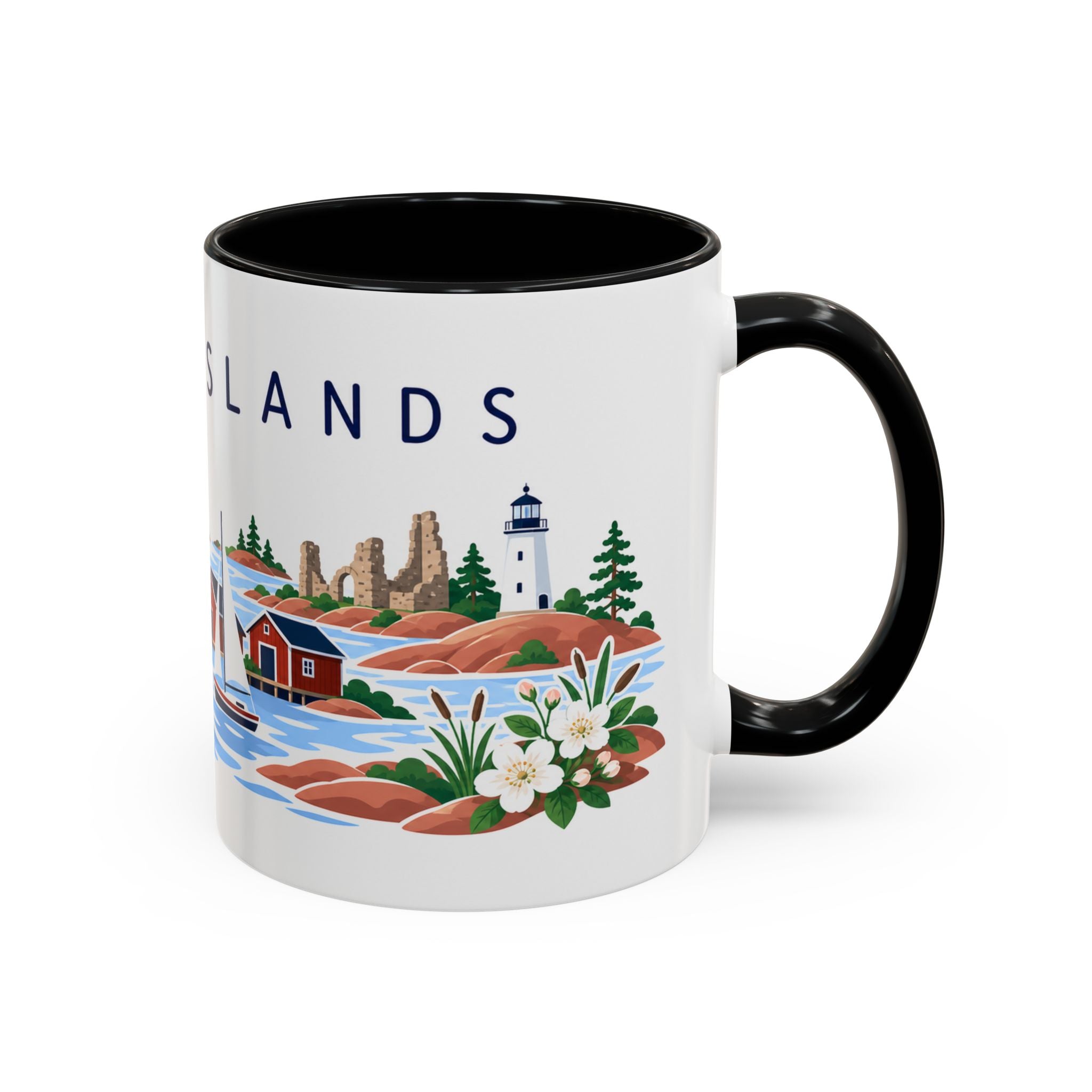 Åland Islands Coffee Mug | Travel Souvenir Accent Mug | Country Gift Ceramic Cup 11oz 15oz