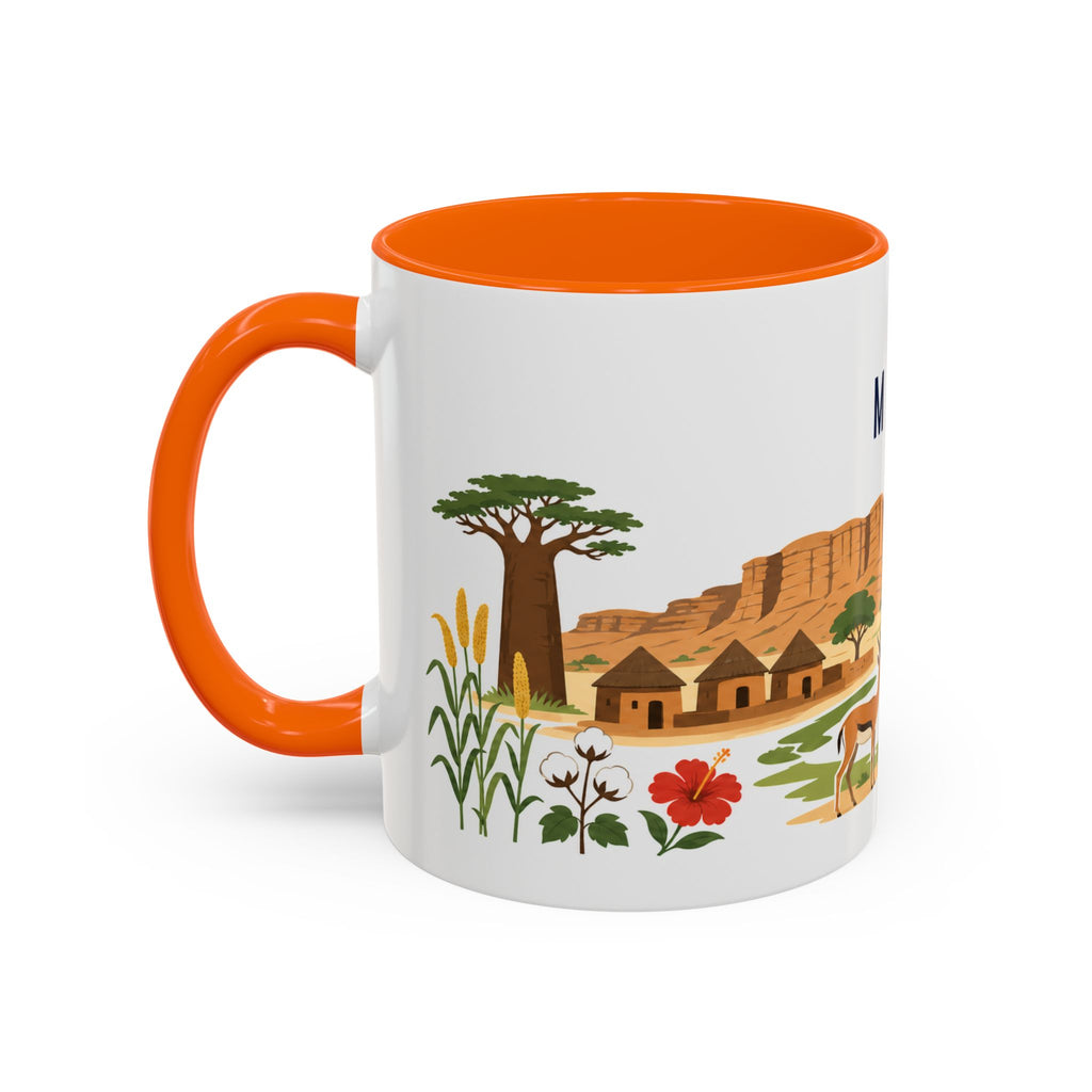 Mali Coffee Mug | Travel Souvenir Accent Mug | Country Gift Ceramic Cup 11oz 15oz