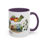 Sacramento Illustrated Travel Mug | City Souvenir Accent Coffee Mug | 11oz 15oz Ceramic Cup