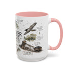 New River Gorge National Park Coffee Mug | West Virginia River Canyon Climbing Gift | Accent Color Ceramic 11oz 15oz