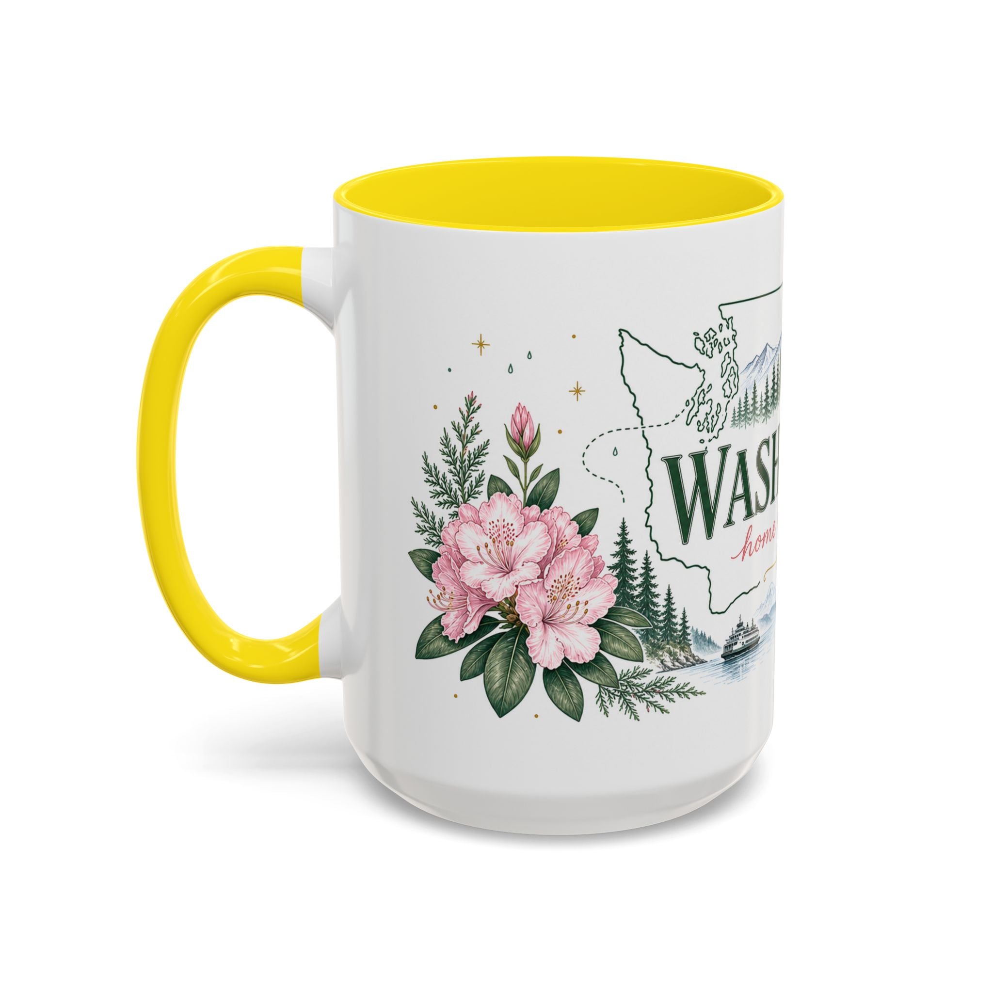 Washington State Map Mug | Moving Away, Homesick, Long Distance Friendship Gift