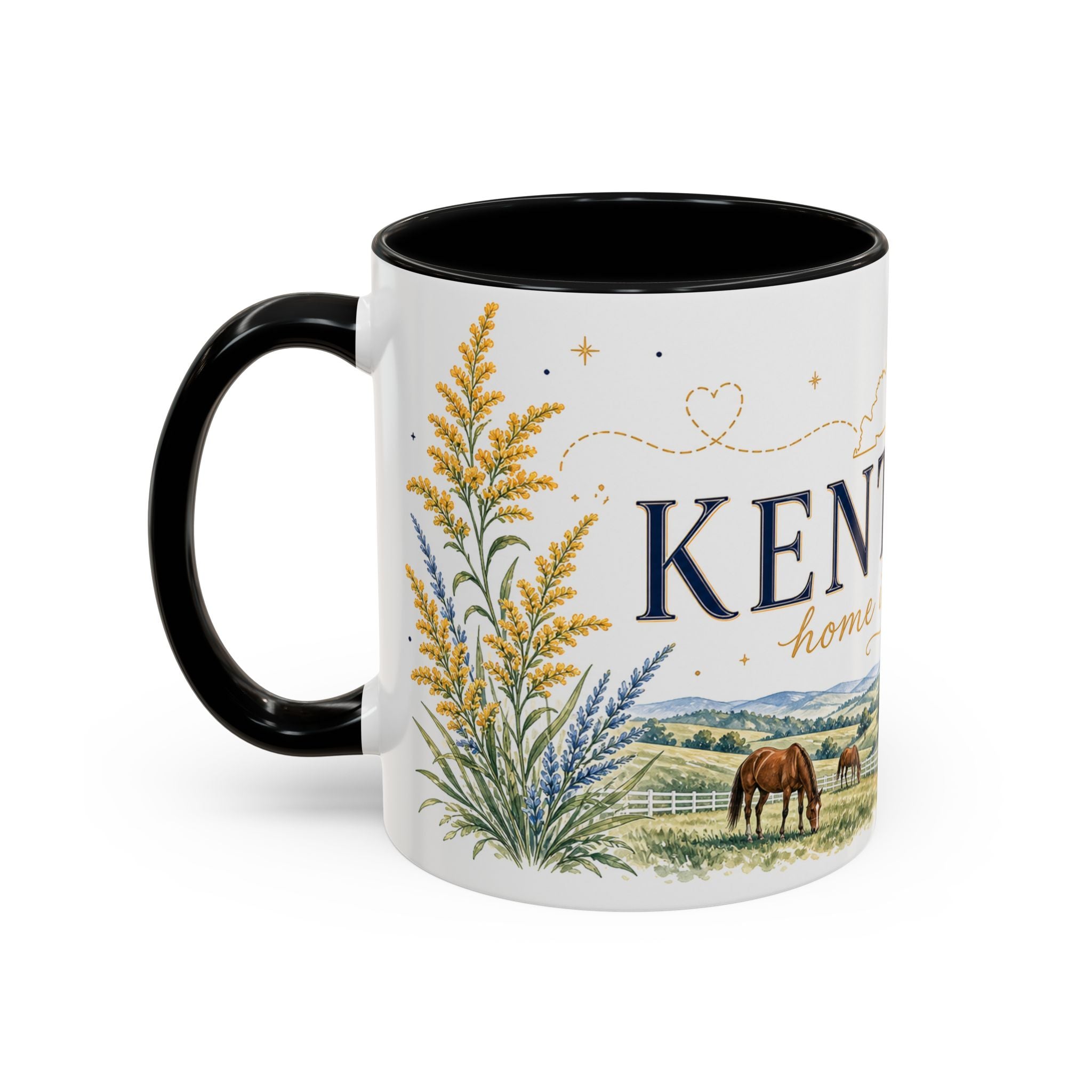 Kentucky Home State Mug | Moving Away Gift | Long Distance Friendship Coffee Cup | 11oz 15oz Accent Mug