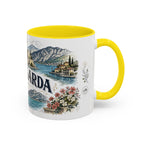 Lake Garda Mug, Italy Travel Souvenir, Bucket List Gift, Accent Ceramic Coffee Mug 11oz 15oz