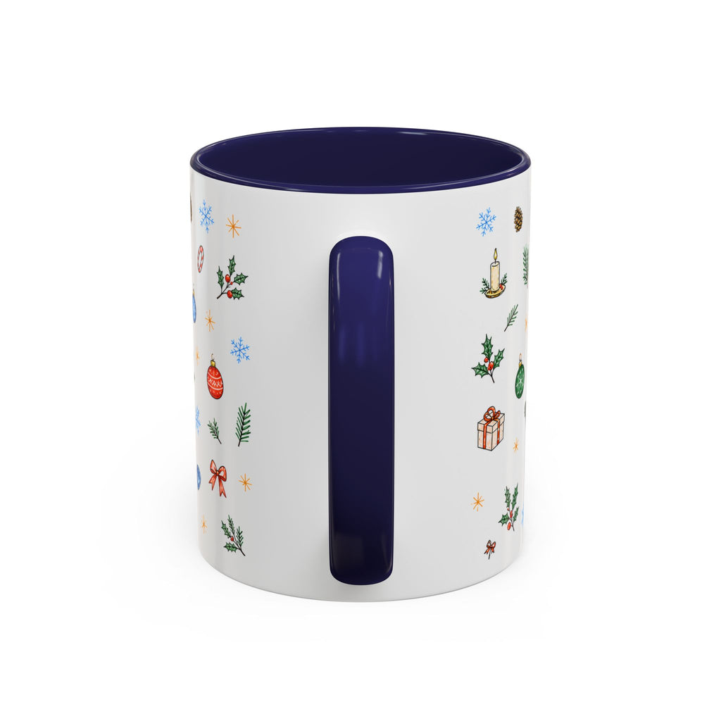 Nashville Christmas Mug | Watercolor City Souvenir, Acoustic Guitar, Harmonica (11oz 15oz)