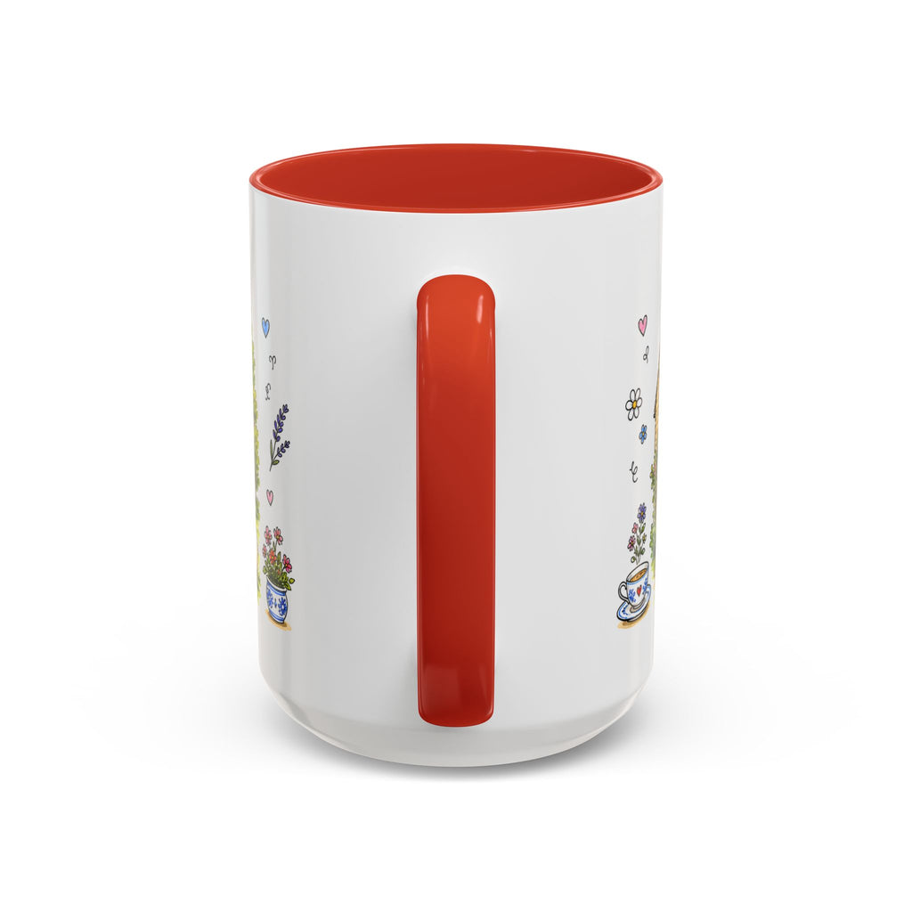 Bibury Illustrated Travel Mug | England Souvenir Accent Coffee Mug | 11oz 15oz Ceramic Cup