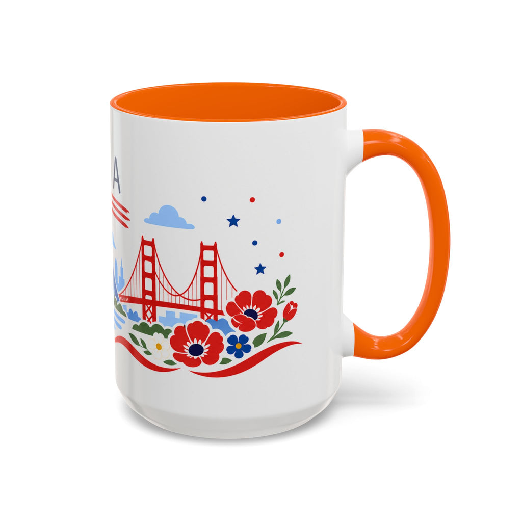 United States Coffee Mug | Travel Souvenir Accent Mug | Country Gift Ceramic Cup 11oz 15oz