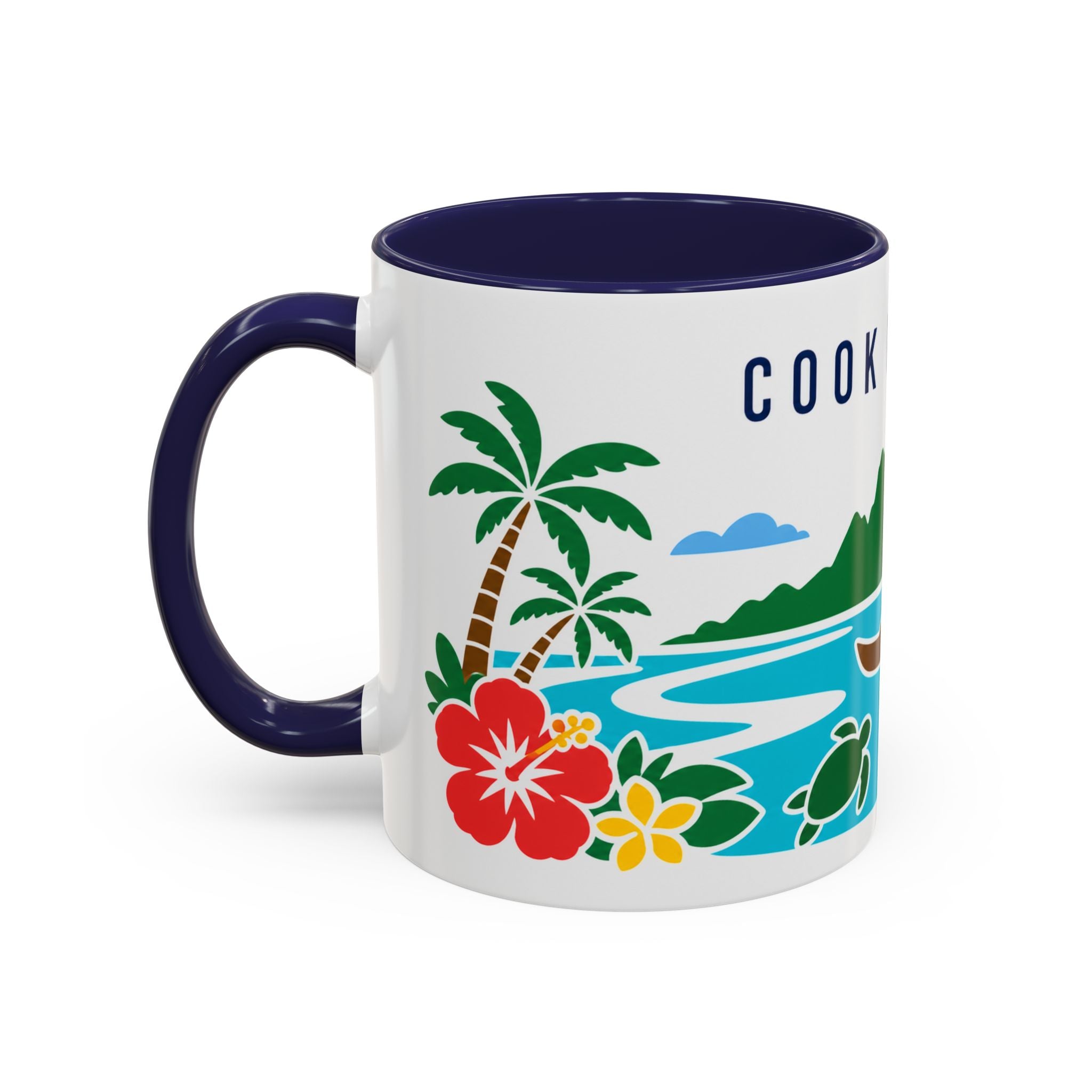 Cook Islands Coffee Mug | Travel Souvenir Accent Mug | Country Gift Ceramic Cup 11oz 15oz