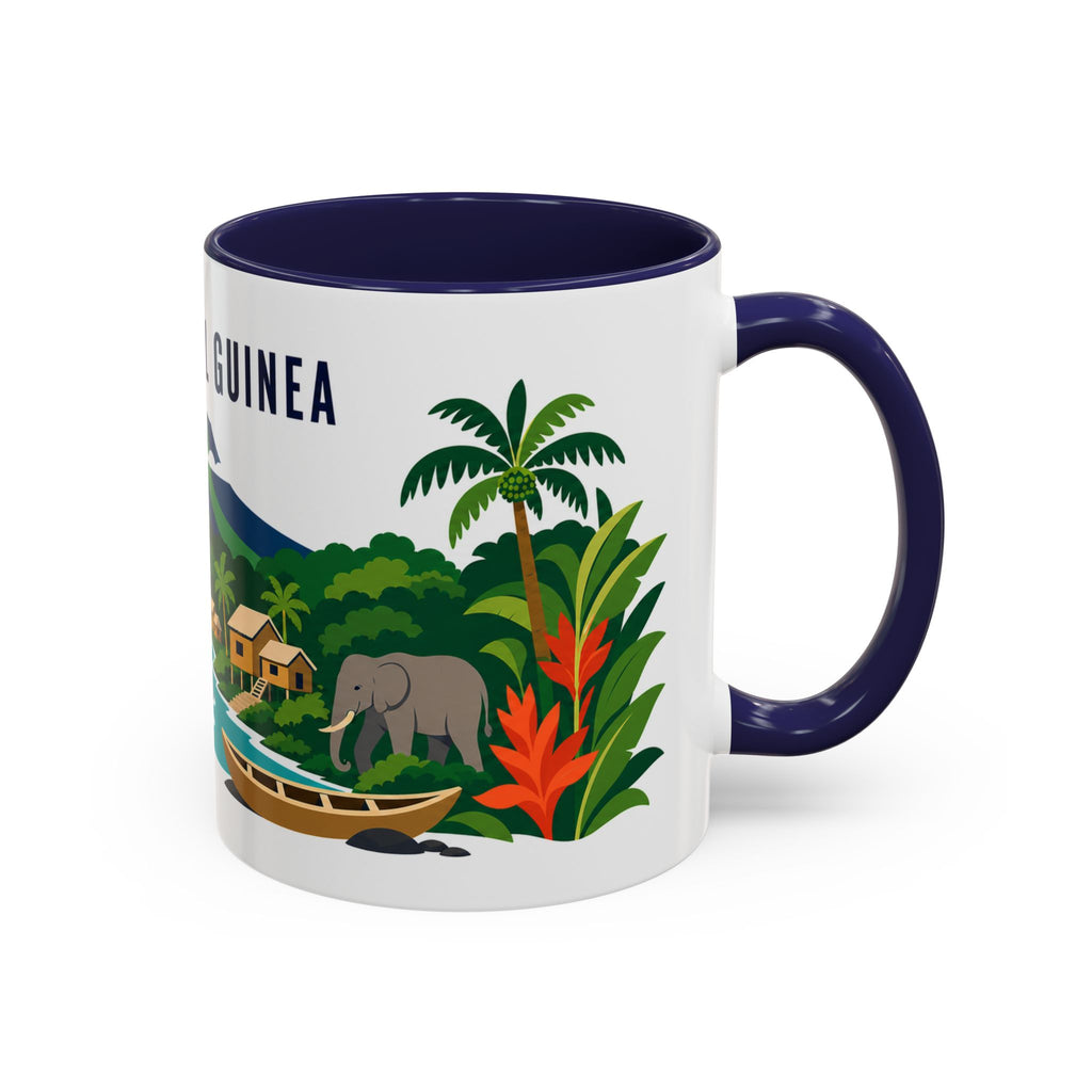 Equatorial Guinea Coffee Mug | Travel Souvenir Accent Mug | Country Gift Ceramic Cup 11oz 15oz