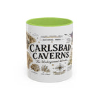 Carlsbad Caverns National Park Coffee Mug | New Mexico Cave Exploration Bat Gift | Accent Color Ceramic 11oz 15oz