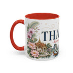Thailand Home Country Mug | Moving Away Gift | Long Distance Friendship | 11 oz 15 oz Accent Mug